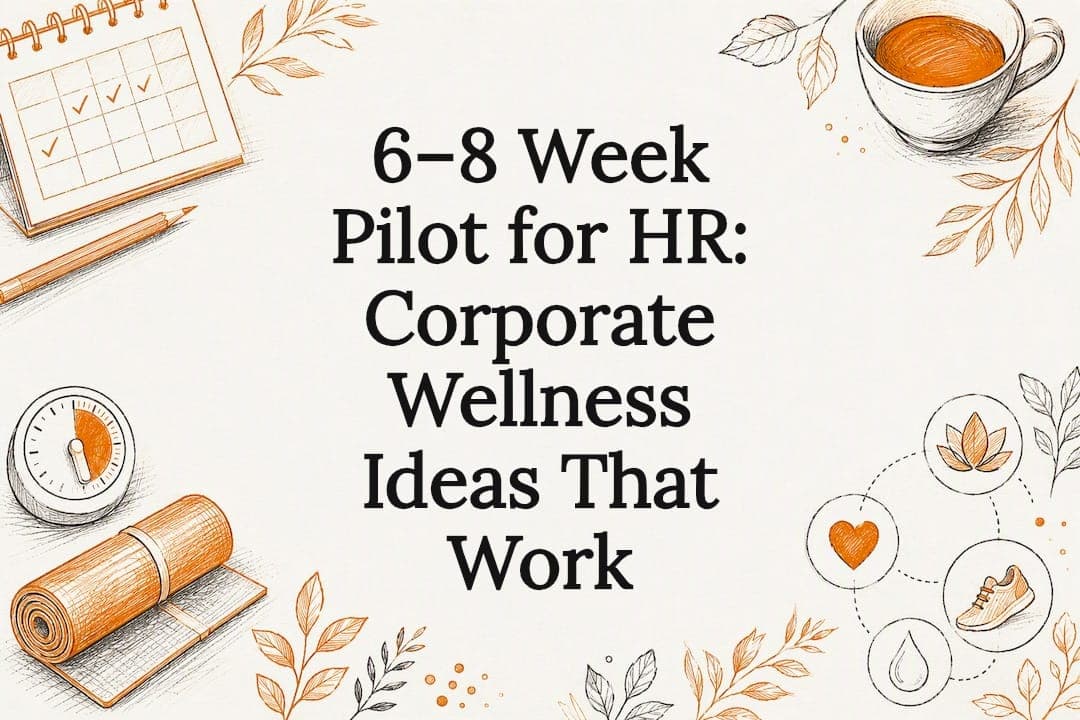6–8 Week Pilot for HR: Corporate Wellness Ideas That Work