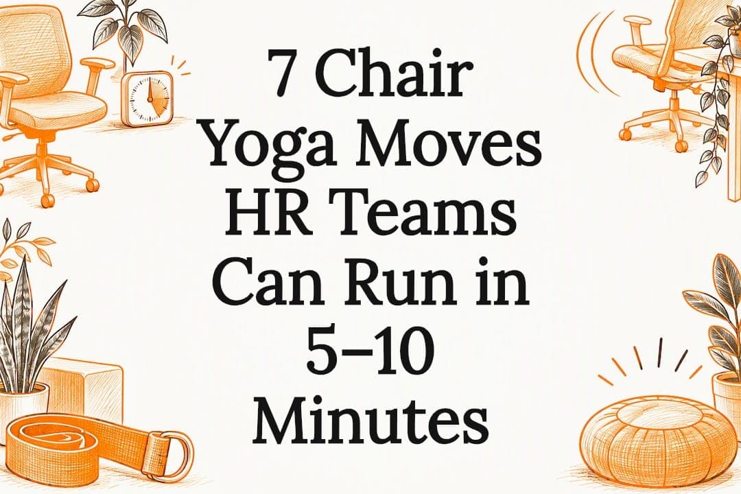 7 Chair Yoga Moves HR Teams Can Run in 5–10 Minutes